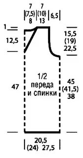 Туника с капюшоном выкройка