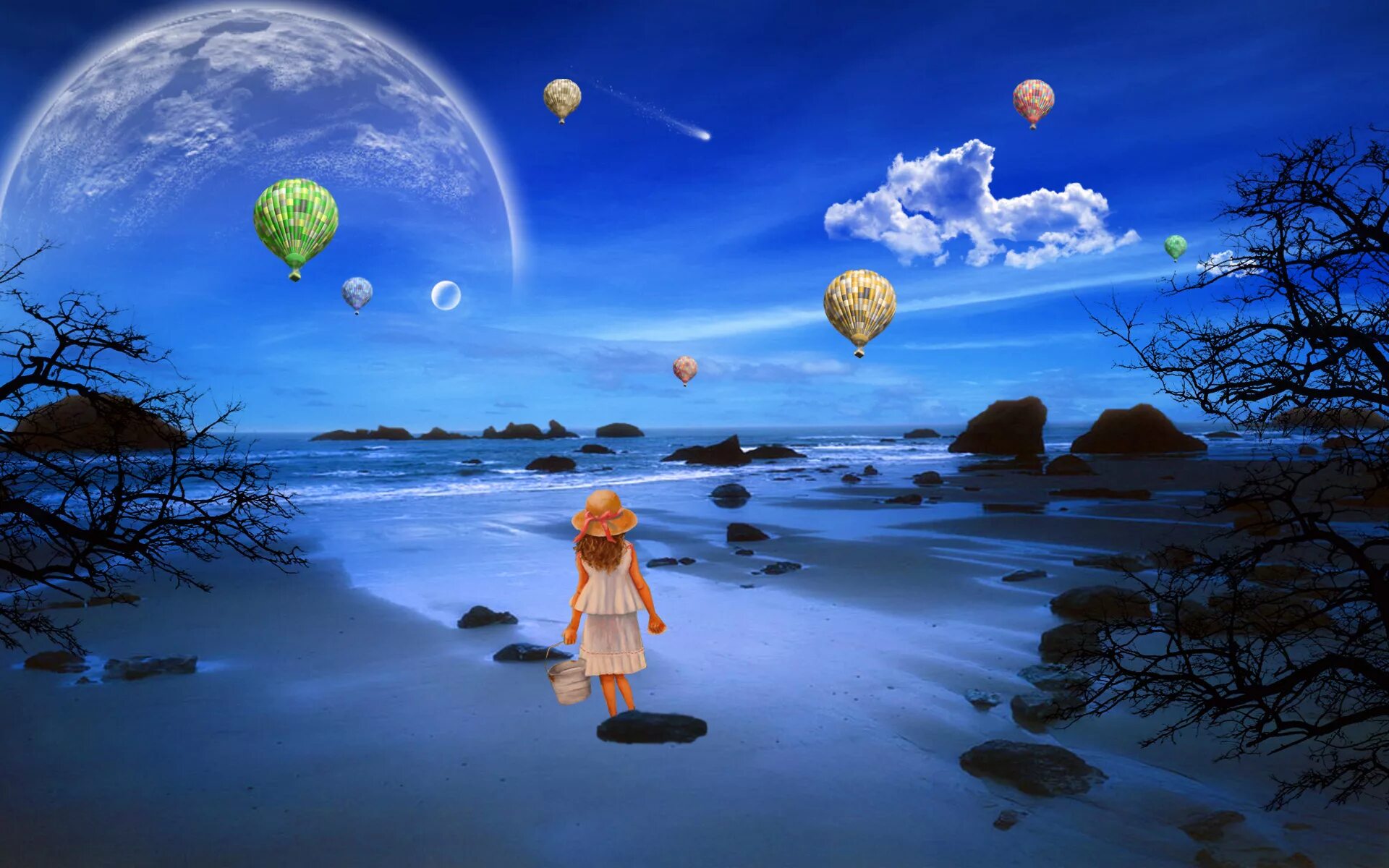 Сказочная Планета. Планета мечты. Сказочные планеты для детей. Фэнтези космос для детей.