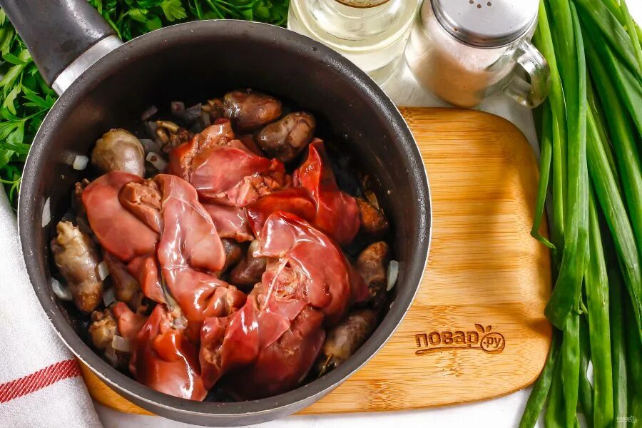 Как приготовить куриные потрошки