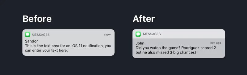 Message shown. Iphone push notification mockup. уведомления ios psd. iphone message notification. imessage ios mockup.