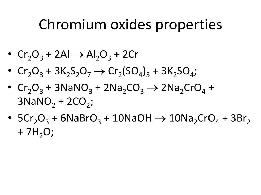 Cro al al2o3 CR. Nano2 al NAOH. Cr2o3+2al 2cr+al2o3. Cr203 co2. Na na2o naoh nano3