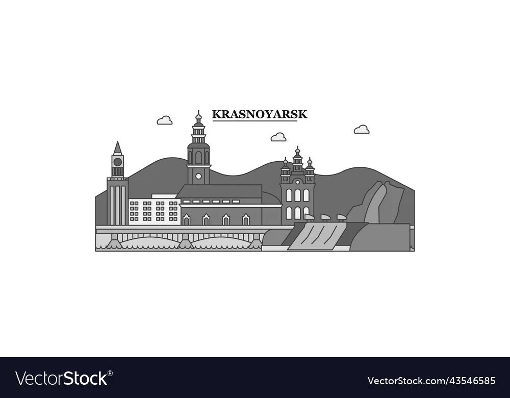 Центр вектор красноярск. Красноярск вектор. красноярск векторная графика. силуэт красноярска вектор. архитектура красноярск вектор.