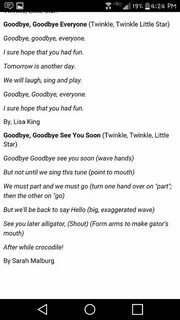 Goodbye song for kids