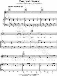 Перевод песни everybody knows