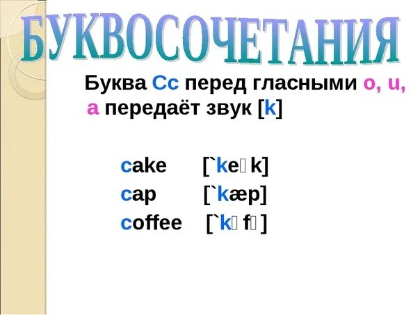 Буквосочетания с буквой c. Чтение гласных буквосочетаний в английском языке. Чтение буквы a в английском языке. Правила чтения c в английском. Передай звук 3