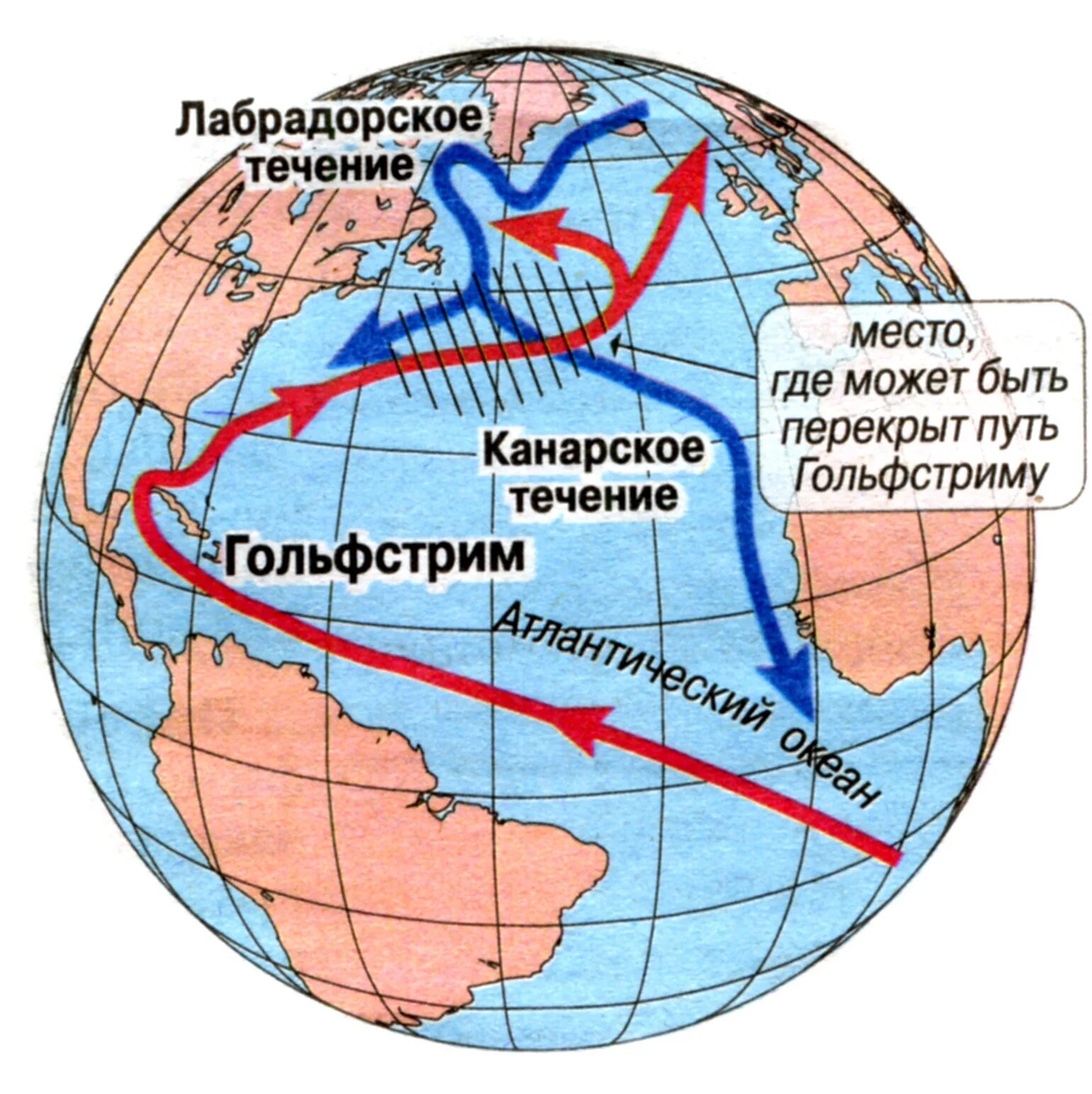 Какие течения атлантического океана