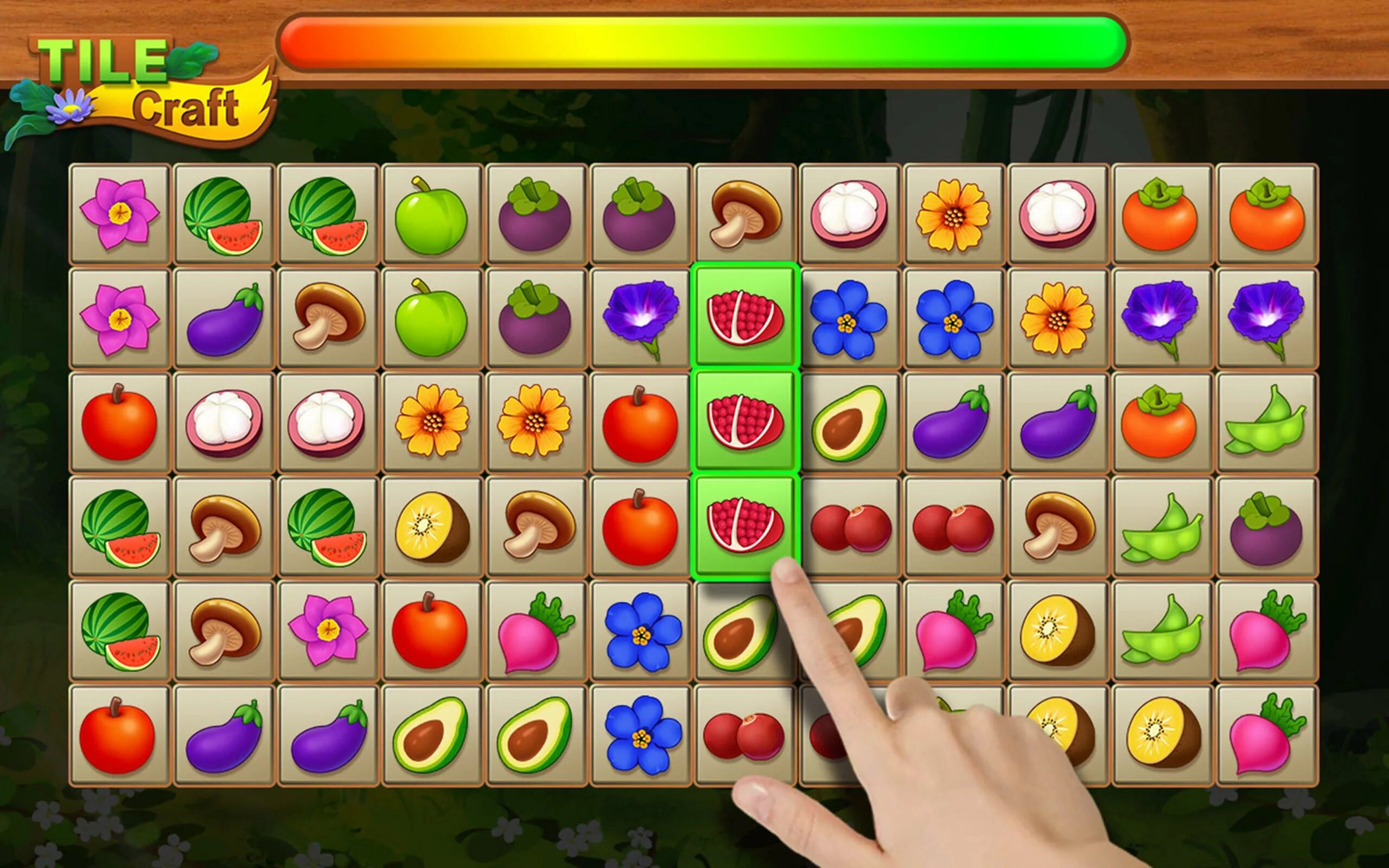 Tile match match puzzle game. Tile match match puzzle game