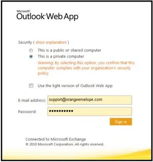 Owa path mail