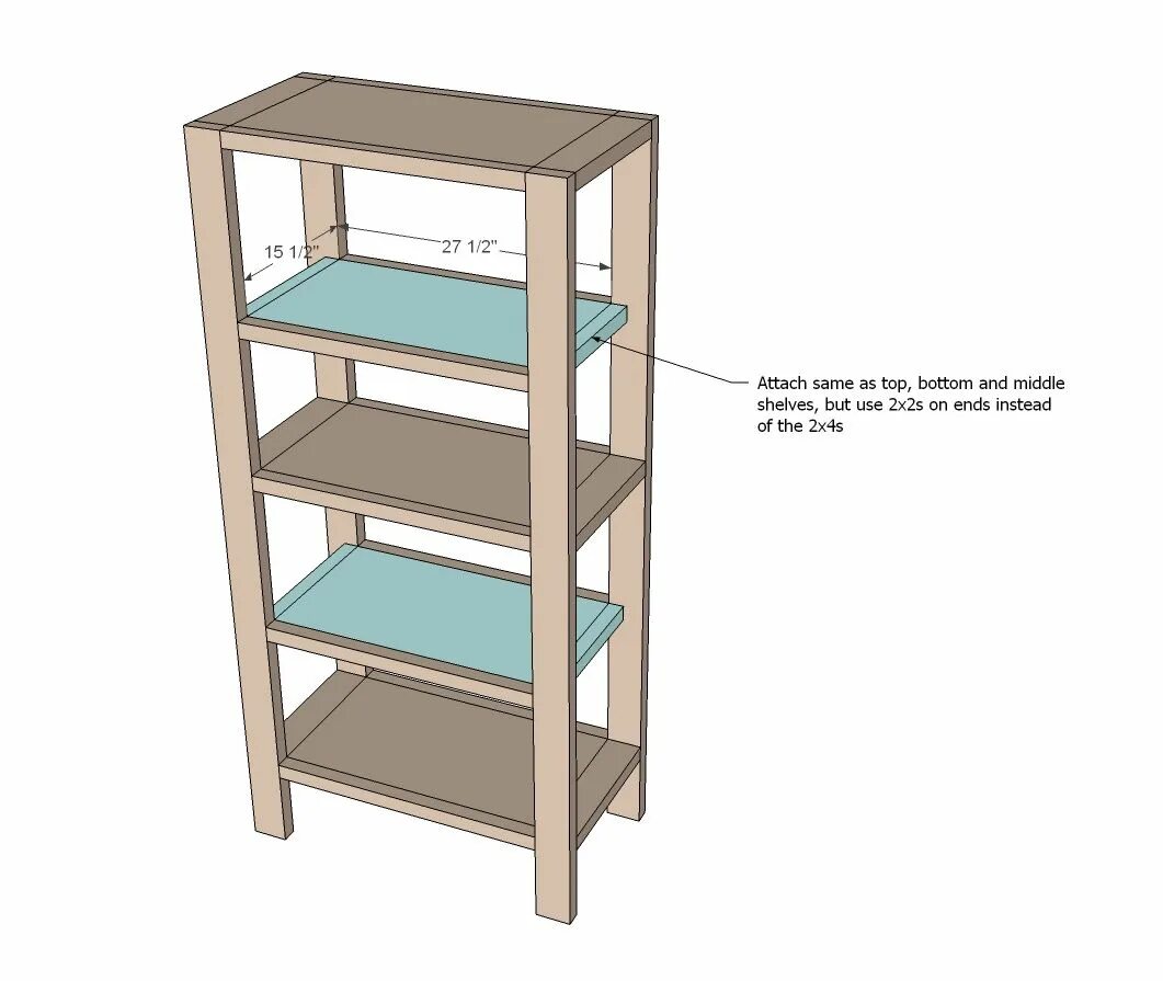 Чертеж стеллажа из дерева с размерами Standard Bookshelf Dimensions To see more Read it