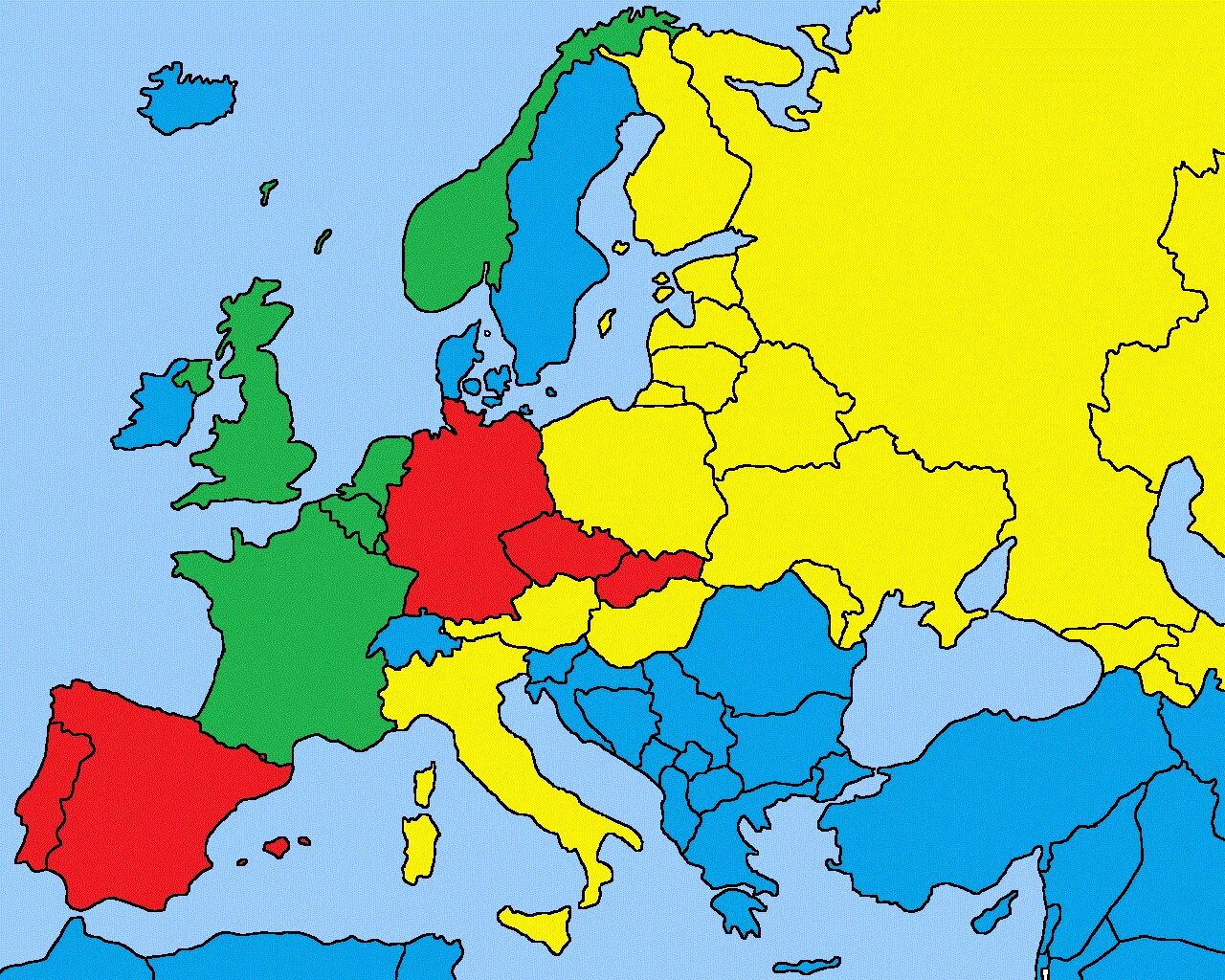 Europa und. Карта - Европа. Карта Европы без стран. Цветная политическая карта Европы. Страны Европы.