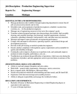 Engineers job description