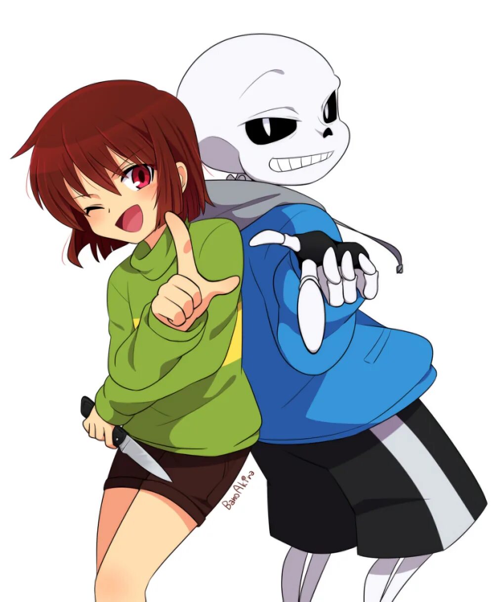 Undertale chara sans