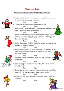 Christmas quiz ответы