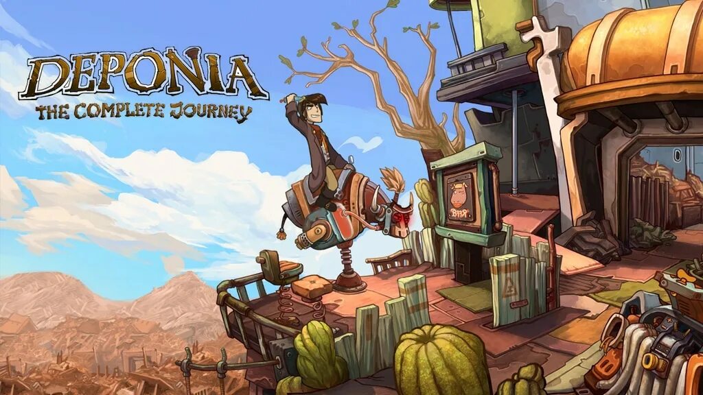 Deponia the complete. Deponia: the complete Journey. Deponia: the complete Journey лого. Deponia the complete Journey Art.