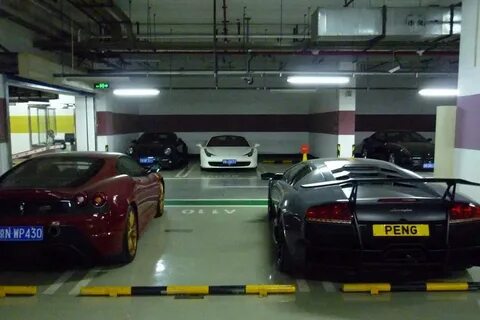 Car parking bugatti