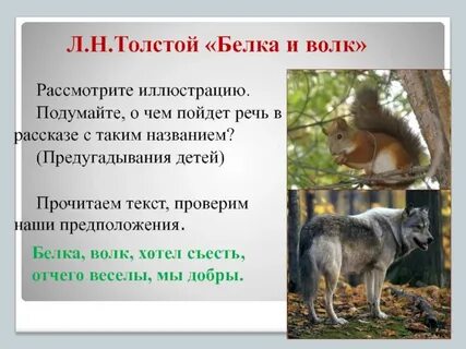 Главная мысль рассказа волки