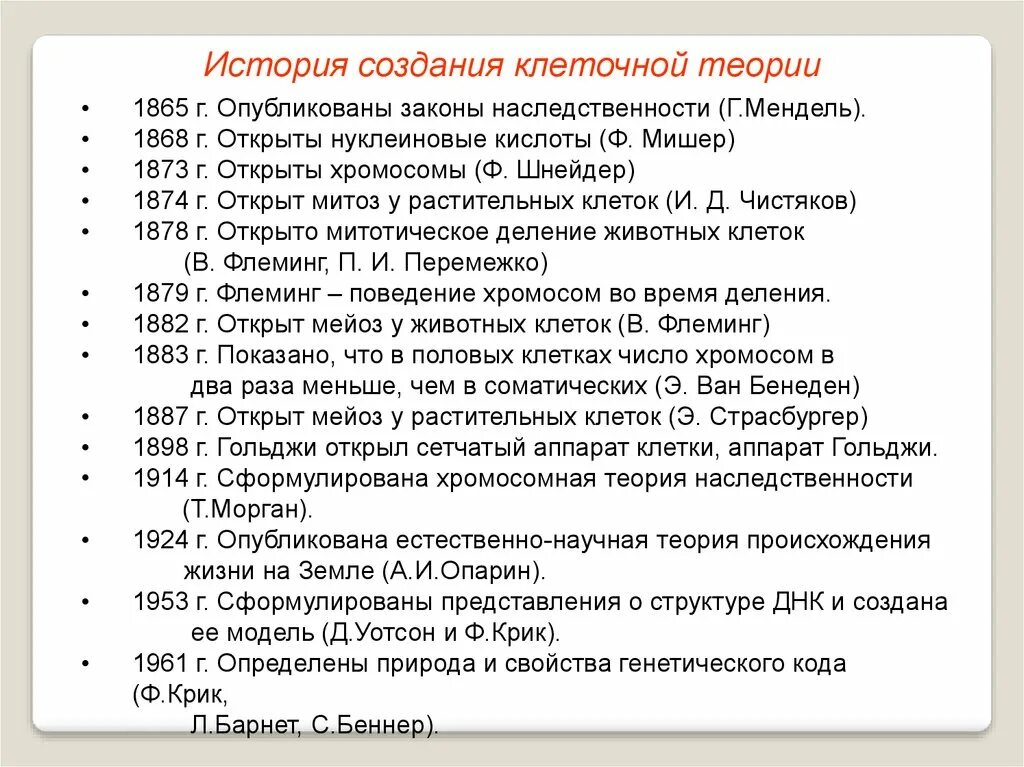 Кем впервые была сформулирована клеточная теория