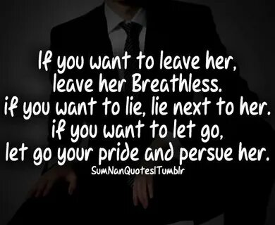 Leave her be