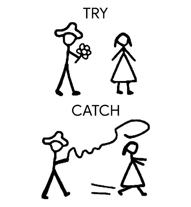 Catch meaning. Try catch. Try catch мемы. Try catch пример. Try картинка.