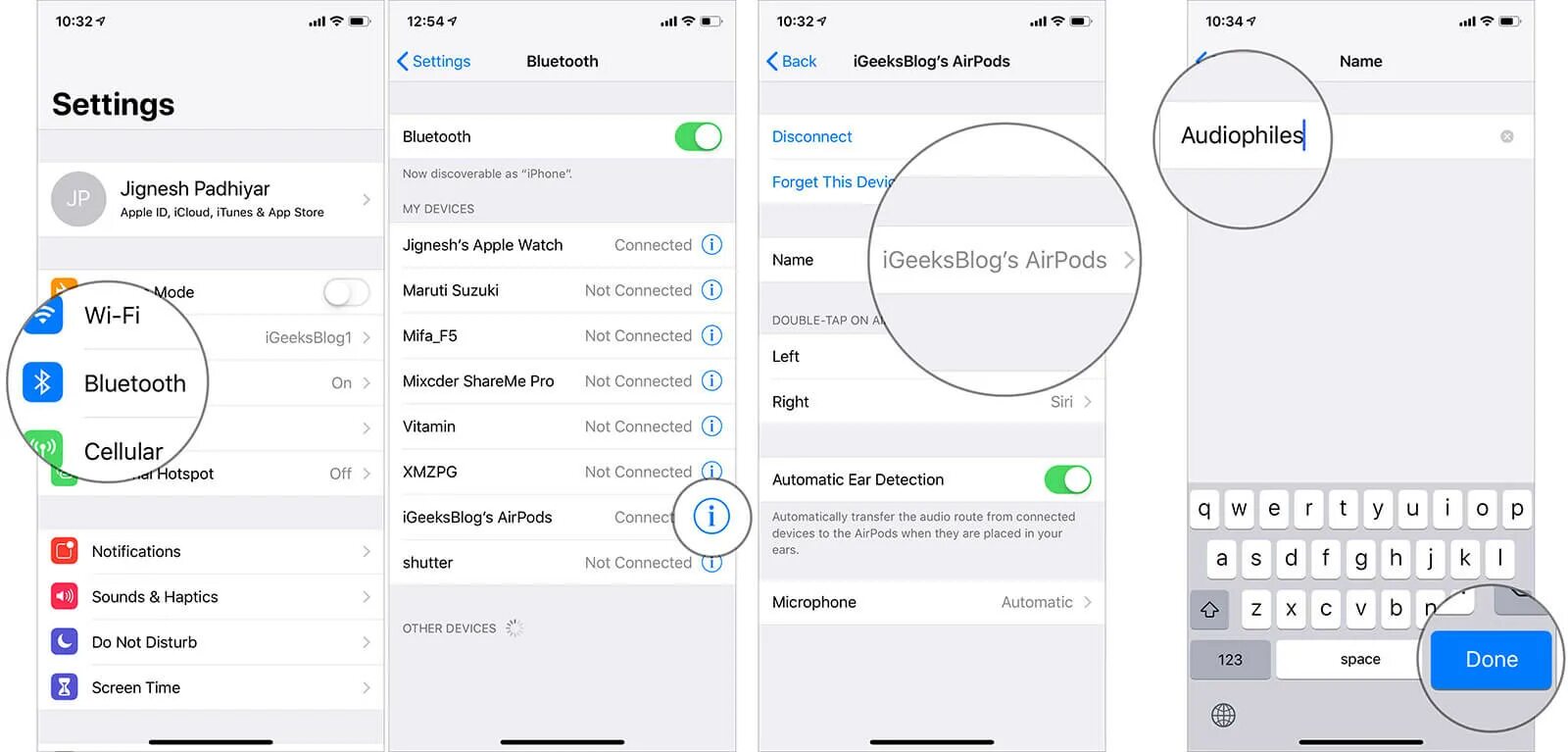 Как сбросить настройки airpods. Меню airpods 2 iphone. меню airpods в iphone. меню аирподс на айфоне. как переименовать airpods.