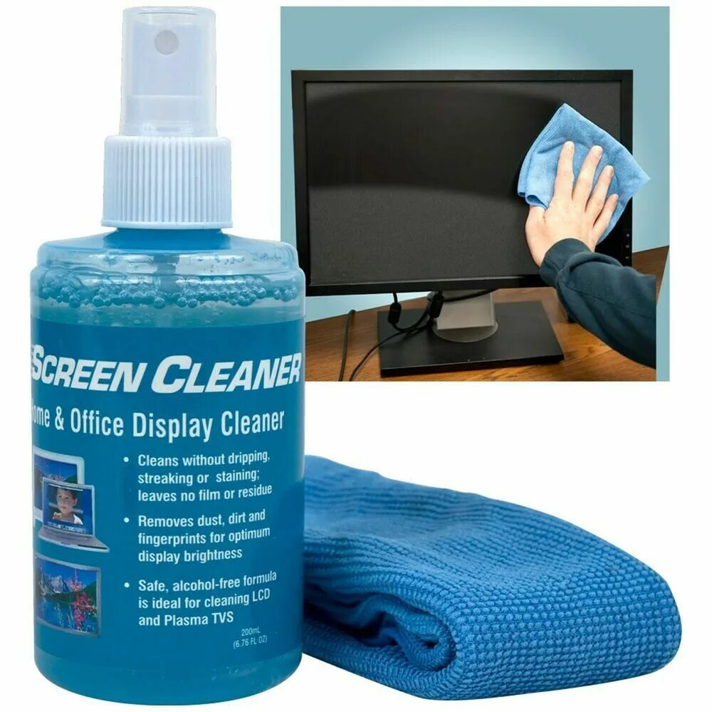 Clean screen. Universal screen cleaner. lcd cleaner. lcd screen cleaner. cleaning displays.