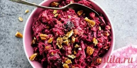 Салат свекла морковь изюм чеснок