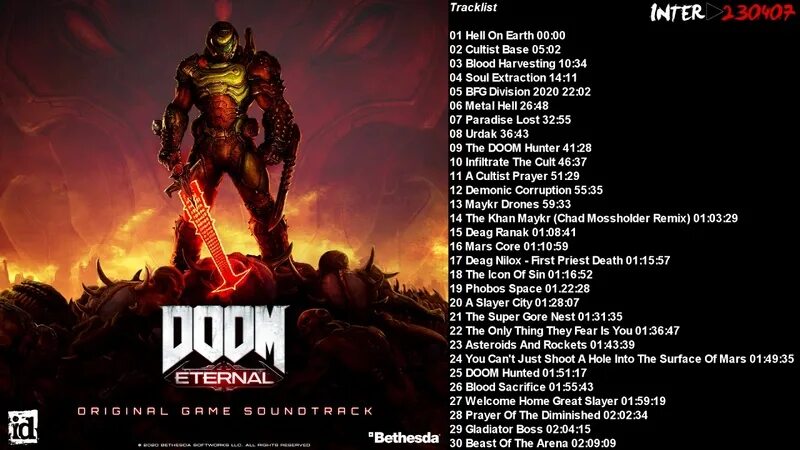 Doom eternal ost the only thing they. Mick gordon cultist base. doom eternal ost original soundtrack. doom eternal soundtrack itunes.