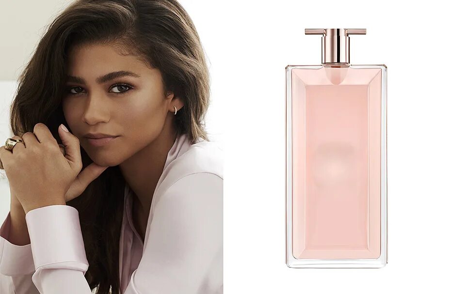 Зендая ланком. Lancome духи зендая. Zendaya Lancome Idole. Lancome Idole зендая.