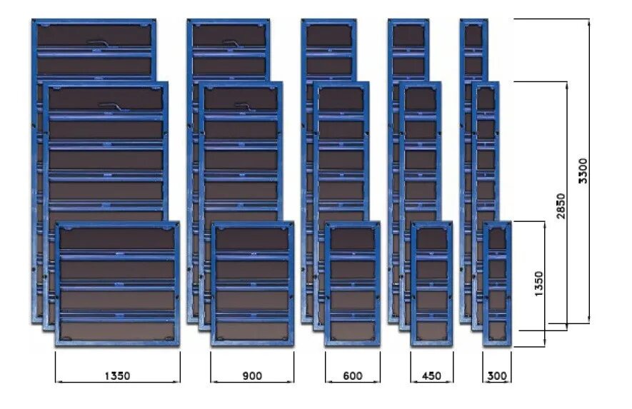 Стандартный щит. Типоразмеры стеновой опалубки Pilosio. Щитовая опалубка 1000x1500. Щиты опалубки ЩД 1.80.6. Щитовая опалубка STARTEC.