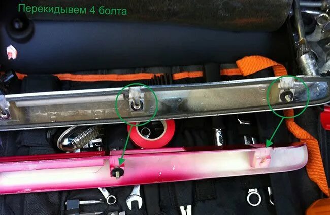 Как снять заднюю саблю приора Замена сабель и решетки радиатора Priora (без снятия бампера) Lada Приора хэтч