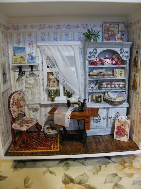 Румбокс проект по технологии Malfrue: Nowinki Dolls house interiors, Mini doll house, Dollhouse miniature tut