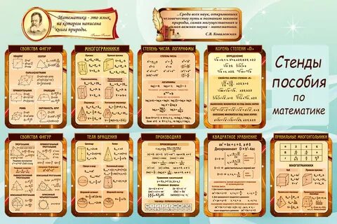 Как оформить класс математики