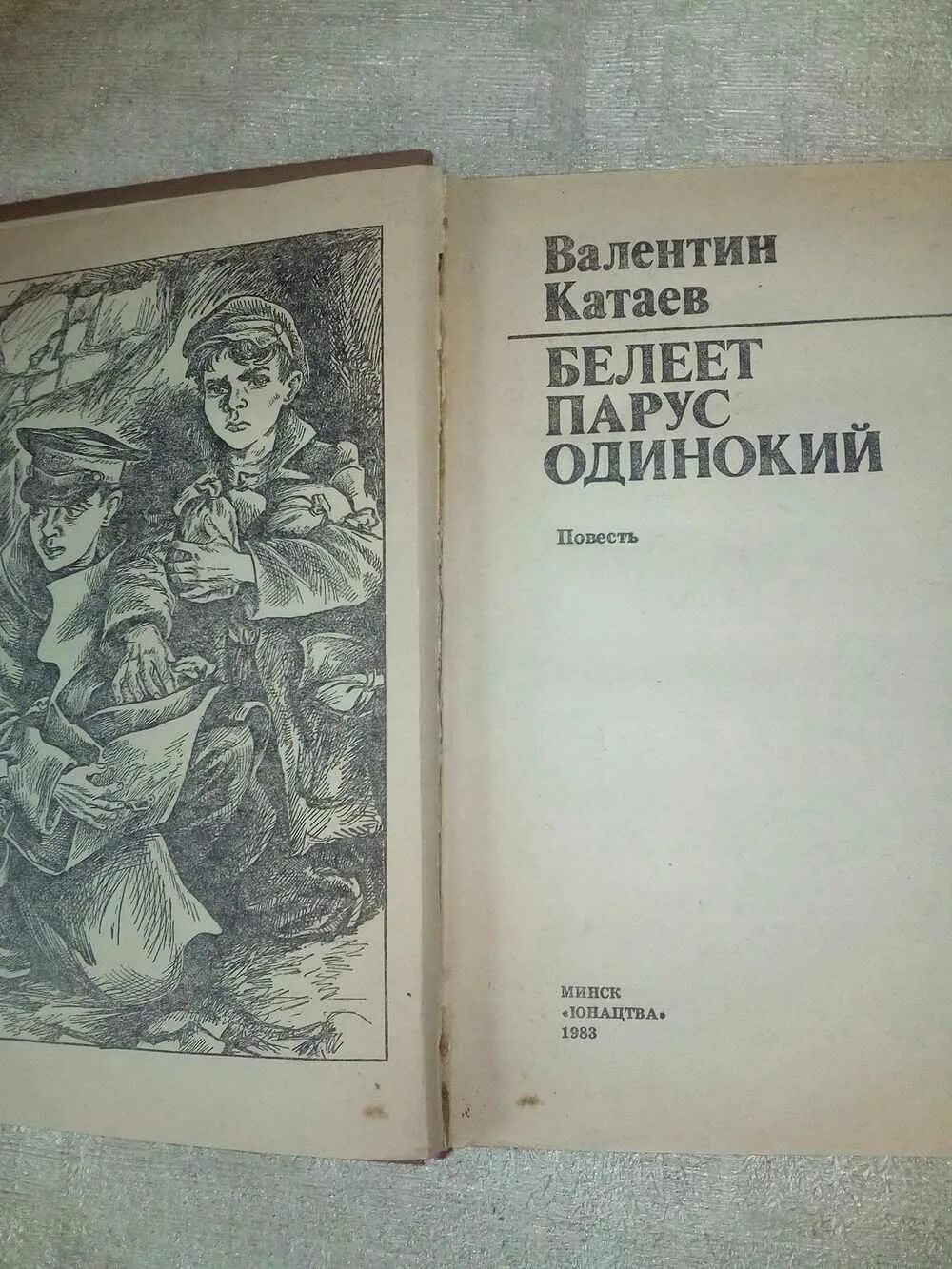 Белеет Парус одинокий повесть Катаева. Книга Белеет Парус одинокий Катаев. Парус одинокий краткое содержание