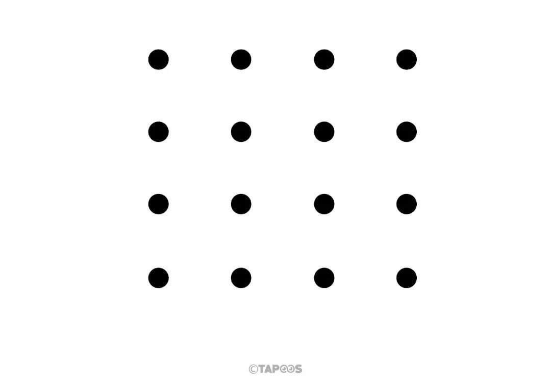 Соединить 5 точек одной линией. Карточки с точками. Соединить 16 точек. Квадрат с точками.