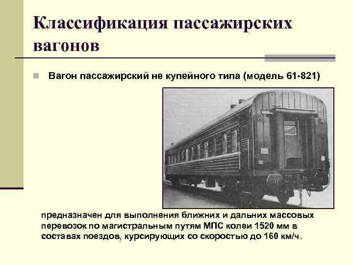 Количество осей пассажирского вагона