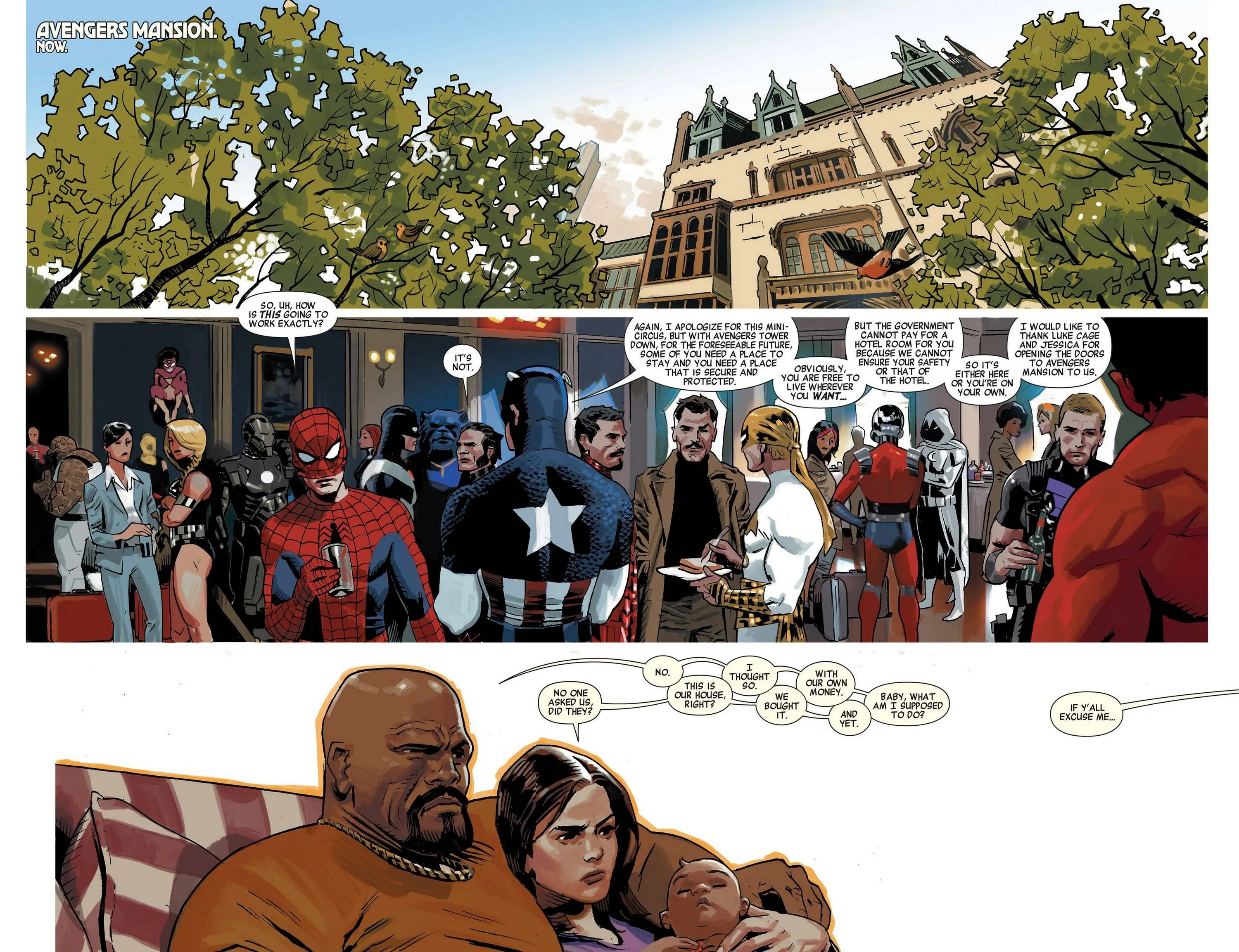 Мансен комиксы. Avengers Mansion Marvel fact files. Here either