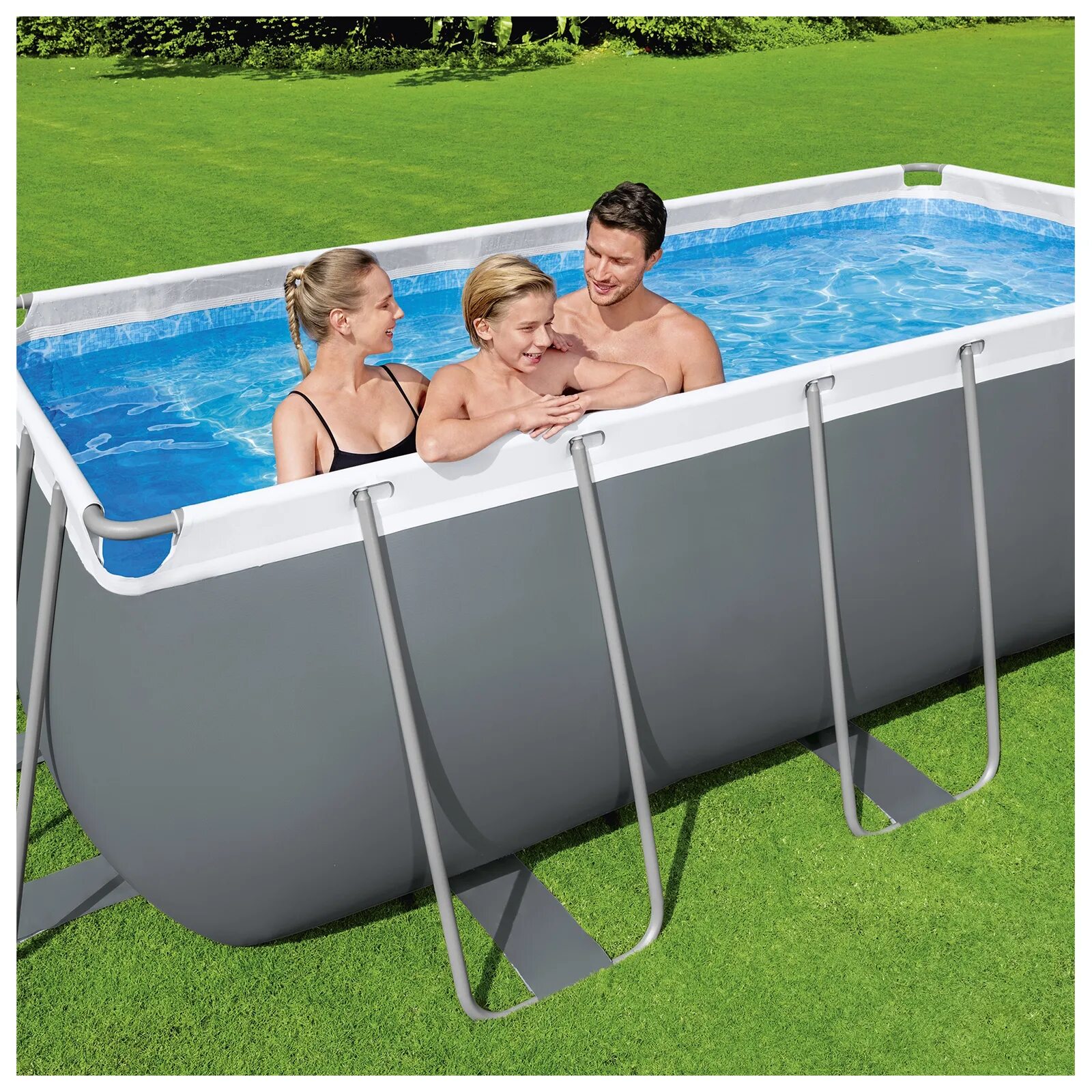 Каркасный бассейн bestway прямоугольный 412x201x122. Бассейн bestway rectangular power steel frame 56241/56456, 412х122 см. Каркасный бассейн power steel 412х201х122см. Бассейн bestway power steel 412x201x122. Каркасный бассейн bestway power steel 412х201х122см.