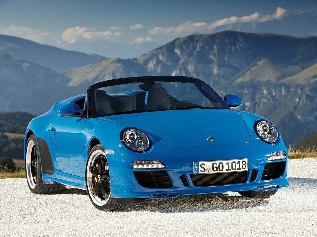 Порше страна. Porsche 911. Порше 911 родстер. 911 997 Speedster. Porsche 911 голубой.
