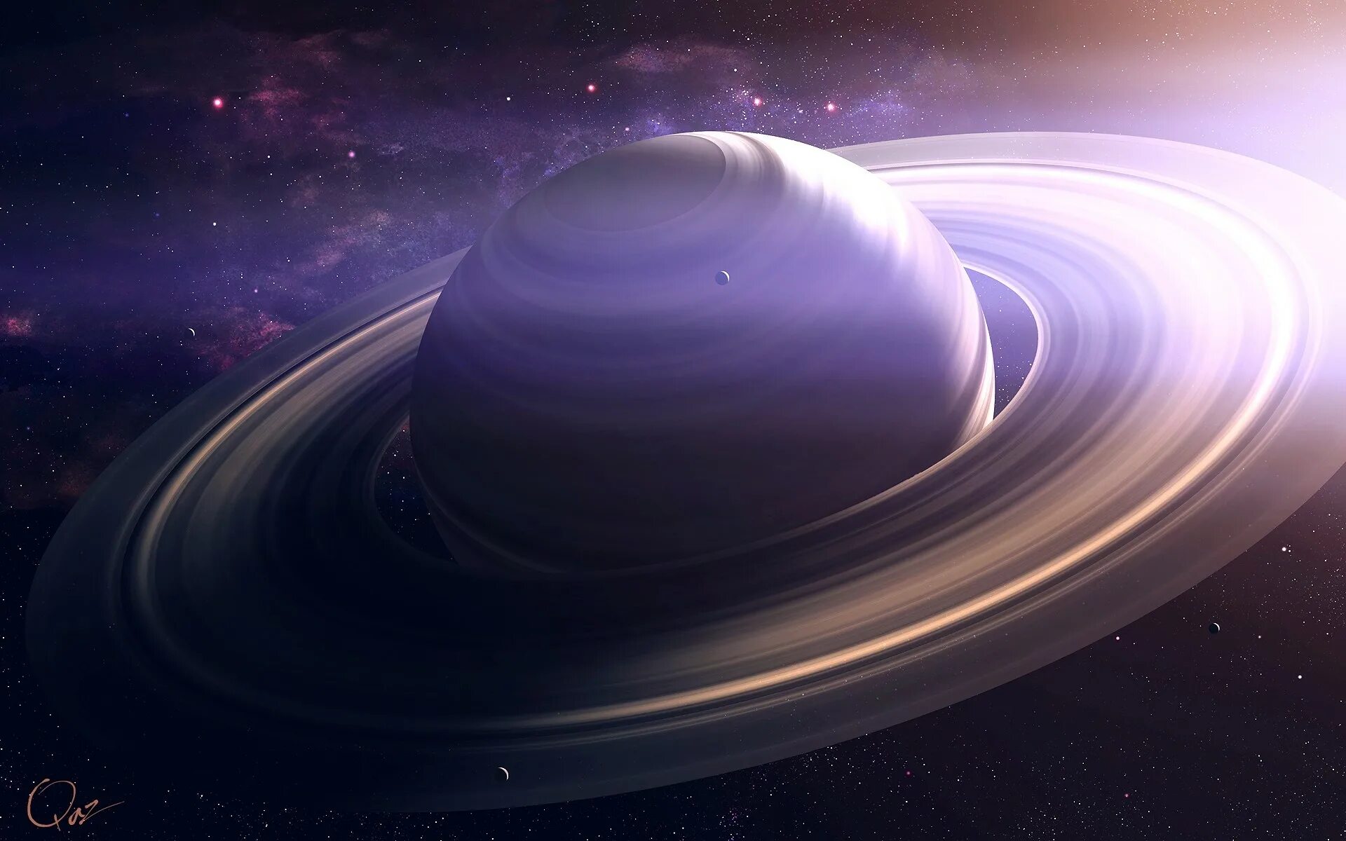 Planet Saturn With The Rings Hd Wallpaper Wissenschaft natur, Planeten, Universu