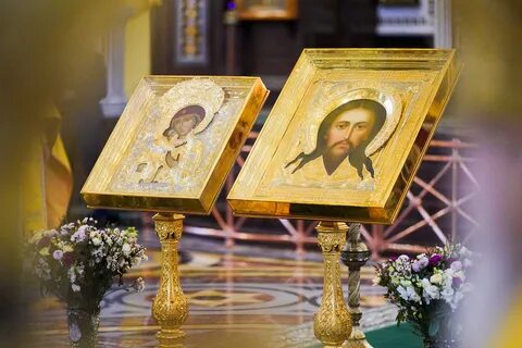 Икона в храме христа спасителя в москве