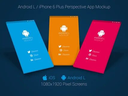 Android perspective mockup