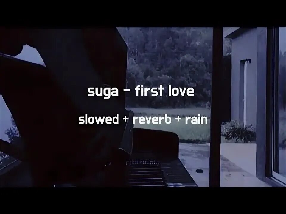 Slowed reverb rain