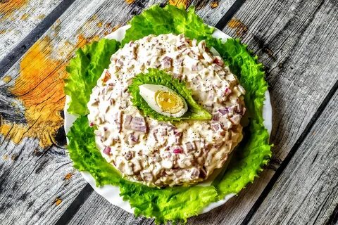 Печень минтая и огурец
