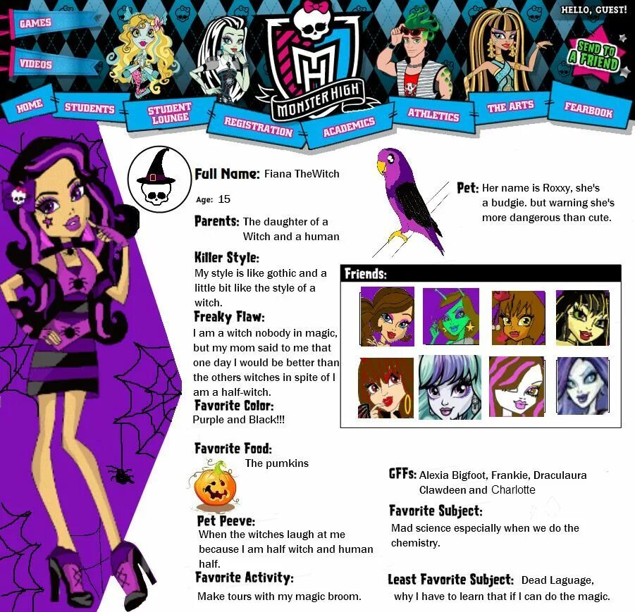 Перевод монстр хай. Monster high oc. монстр хай анкета. биография монстер хай. журнал школа монстров.