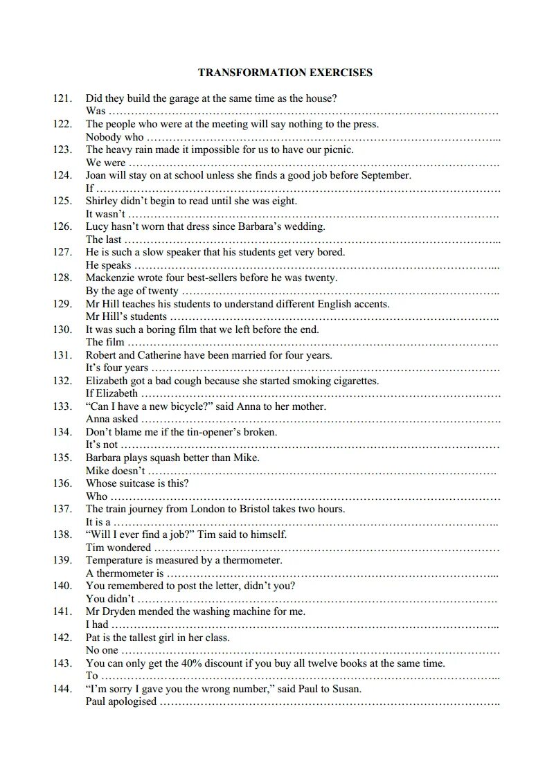 Key word transformation worksheets. Английский тест key word transformation. Word transformation exercises. Transformations exercises. Key word transformation exercises.