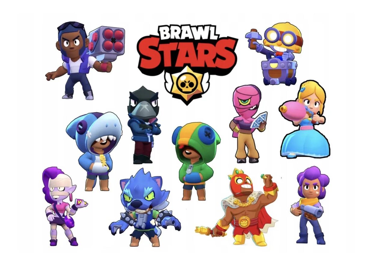 Brawl stars и их персонажи. Герои бравл старс для торта. brawl stars сахарная печать. brawl stars сахарная герои. фигурки brawl stars.