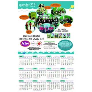 Kalender 2021 KALENDER Custom KALENDER FOTO KARAKTER Yuk segera miliki ka...