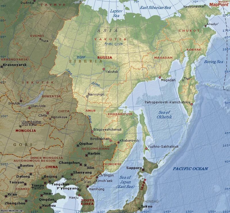 Какие границы дальнего востока. Карта дальнего Востока и Китая. Дальний Восток на карте. Дальний Восток на карте России. Дальний Восток Китай.