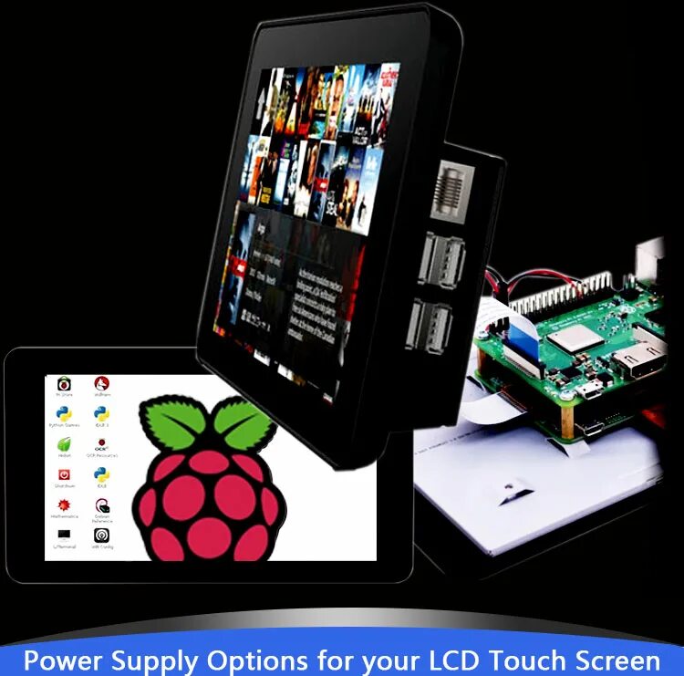 Raspberry сенсорный дисплей. Raspberry pi 7inch mpi7006. raspberry pi 4 с дисплеем. raspberry pi display 7. корпус экрана raspberry pi 4 7 дюймов.