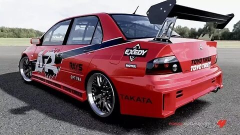 Mitsubishi evolution форсаж